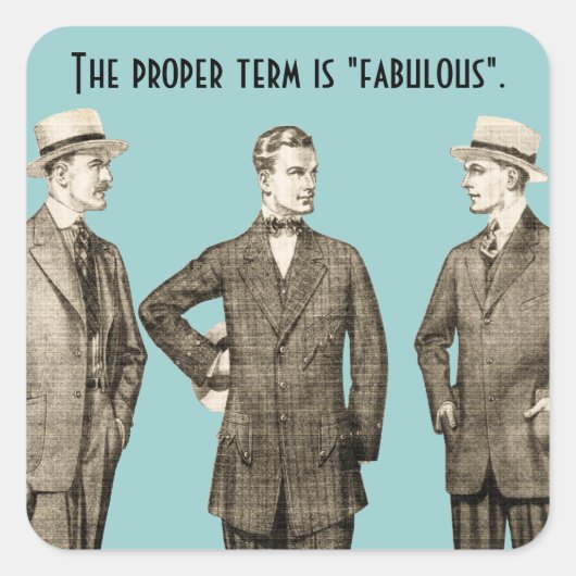 素晴らしい スクエアシール (正面)