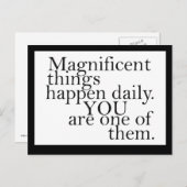 素晴らしい – ハガキやる気を起こさせるー ポストカード (正面/裏面)