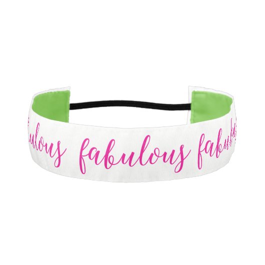 「素晴らしい」ヘアバンド アスレチックヘッドバンド (正面)