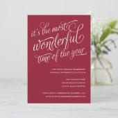 素晴らしい | ホリデーパーティー招待状 招待状 (スタンド正面)