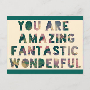 素晴らしい ポストカード