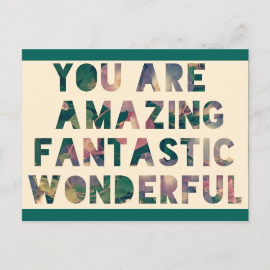 素晴らしい ポストカード (正面)