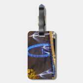 素晴らしい!ミレニアムホイールロンドン ラゲッジタグ (裏面縦)