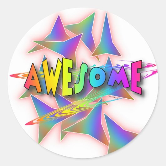 素晴らしい！ ラウンドシール (正面)