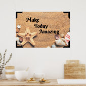 「素晴らしい」前向きウォールアートポスター ポスター (キッチン)