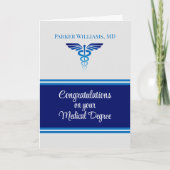 素晴らしい！医学学位の卒業カード カード (正面)