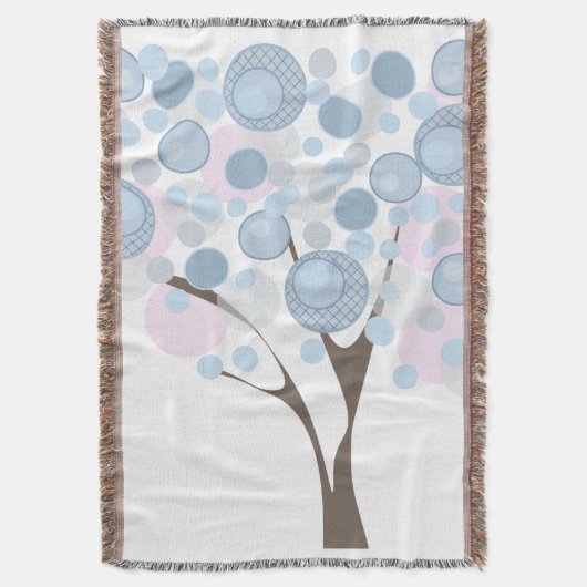 素晴らしい、木、自然 スローブランケット (正面縦)