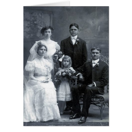 素晴らしい-祖父母の結婚 (正面)