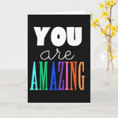 **素晴らしい** 「祝あなた」へ カード (黄色い花)