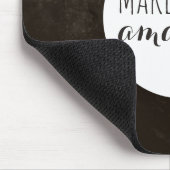 素晴らしい |茶色のテクスチャ マウスパッド (コーナー)