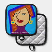 素晴らしい 鍋敷き (正面/裏面)