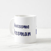 素晴らしいBossman コーヒーマグカップ (正面左)