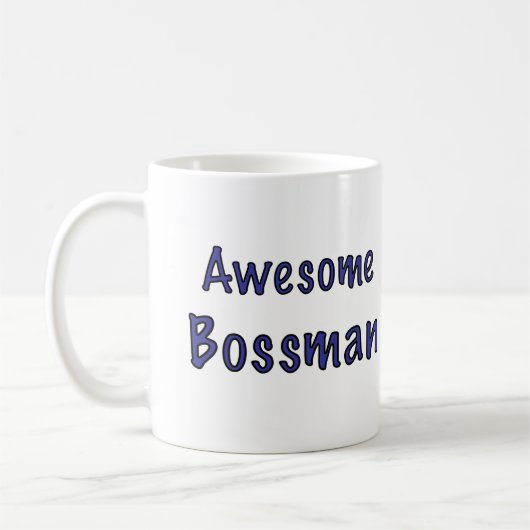 素晴らしいBossman コーヒーマグカップ (左)