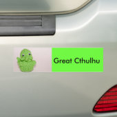 素晴らしいCthulhu バンパーステッカー (車上)