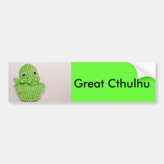 素晴らしいCthulhu バンパーステッカー