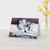 素晴らしいDaneグリーティングカード カード (黄色い花)