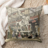 素晴らしいExhibiのベルギーセクションの彫像 クッション (ブランケット)