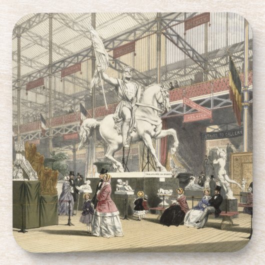 素晴らしいExhibiのベルギーセクションの彫像 コースター (正面)