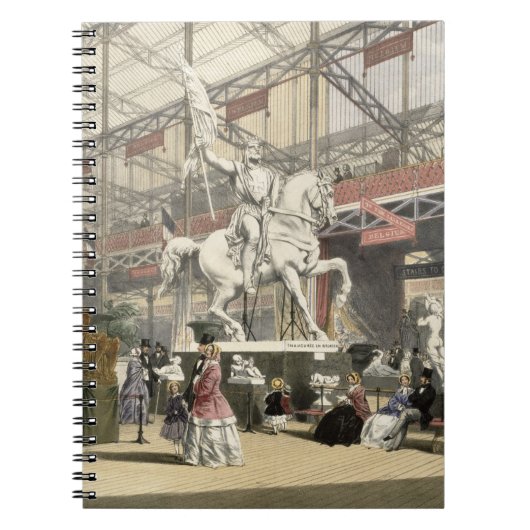 素晴らしいExhibiのベルギーセクションの彫像 ノートブック (正面)