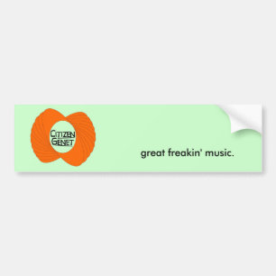 素晴らしいfreakin音楽。 バンパーステッカー