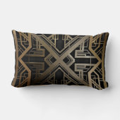 素晴らしいGatsbyのアールデコのスタイルの枕 ランバークッション (裏面)