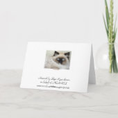 "素晴らしいGATSBY"の挨拶状 シーズンカード (裏面)