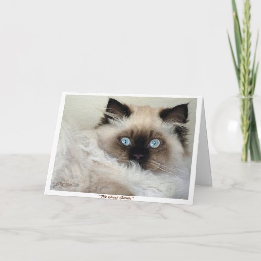 "素晴らしいGATSBY"の挨拶状 シーズンカード (正面)