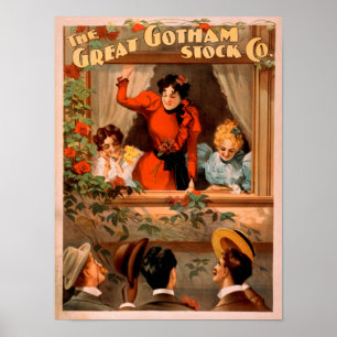 素晴らしいGotham標準的なCo.の劇場ポスター ポスター