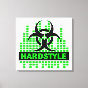 素晴らしいHardstyleの生物学的災害［有害物質］のキャンバス キャンバスプリント