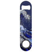 素晴らしいHokusaiの波のクロムカーボン繊維のスタイル スピード栓抜き (正面)