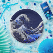 素晴らしいHokusaiの波のモダンのスタイル ペーパープレート (パーティー)