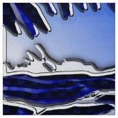 素晴らしいHokusaiの波の青の装飾 ファブリック (見本)