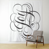 素晴らしいJOY書道レタリングクリスマス タペストリー (インサイチュ)