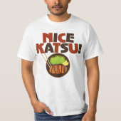 素晴らしいKatsu! TonkatsuのグラフィックのTシャツ Tシャツ (正面)