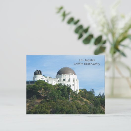 素晴らしいLAグリフィス天文台のポストカード！ ポストカード (スタンド正面)