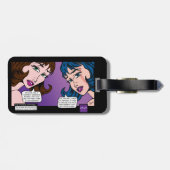 素晴らしいMoiのポップアートの荷物のラベル ラゲッジタグ (裏面横)