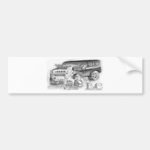 素晴らしいnクライド バンパーステッカー