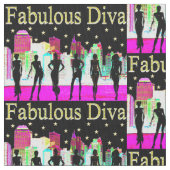 素晴らしいNYC DIVA ファブリック (クローズアップ)