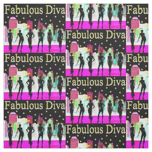 素晴らしいNYC DIVA ファブリック (見本)