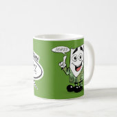 素晴らしいRésuméのシンボルや象徴: 退役軍人の版 コーヒーマグカップ (正面右)