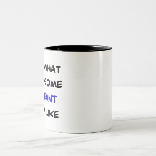 素晴らしいsergeant4 ツートーンマグカップ (中央)