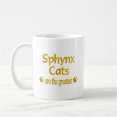素晴らしいSphynx コーヒーマグカップ (左)