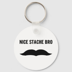素晴らしいStache Bro キーホルダー