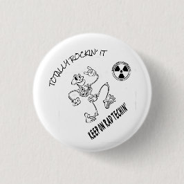 素晴らしいTechinで保って下さい 缶バッジ