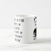 素晴らしいTesla -科学の引用文のコーヒー/茶マグ コーヒーマグカップ (中央)