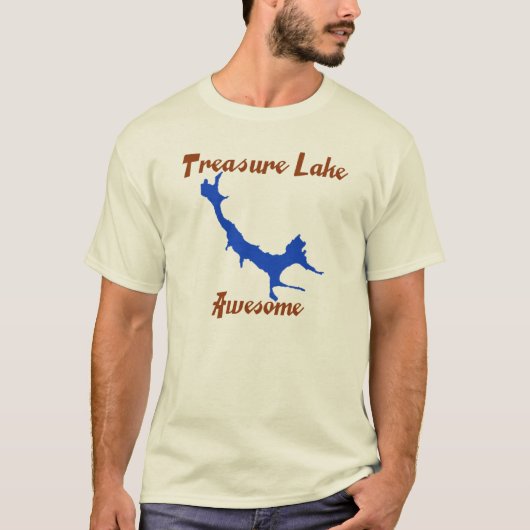素晴らしいtreasure湖 tシャツ (正面)