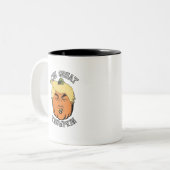 素晴らしいTrumpkin -骨 ツートーンマグカップ (正面左)