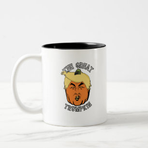 素晴らしいTrumpkin -骨 ツートーンマグカップ