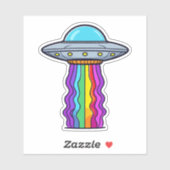 素晴らしいufo シール (シート)