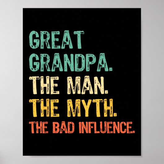 素晴らしおじいちゃん神話D影響おもしろいR ポスター (正面)